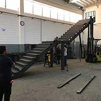 Fabricação de escadas para mezanino