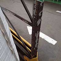 Reforma em porta palete